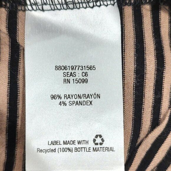 Metaphor Striped Long Sleeve Tee Small - Picture 5 of 5